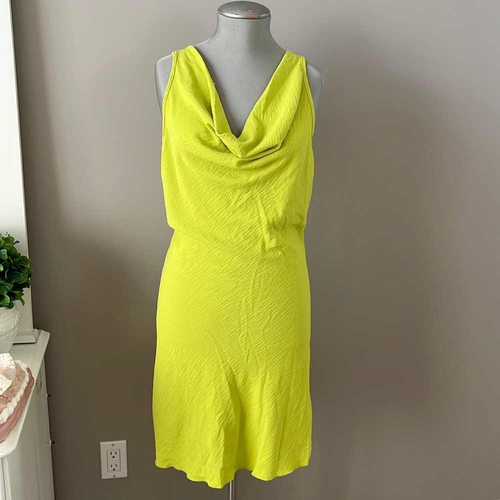 Cowl Neck Sleeveless Dress